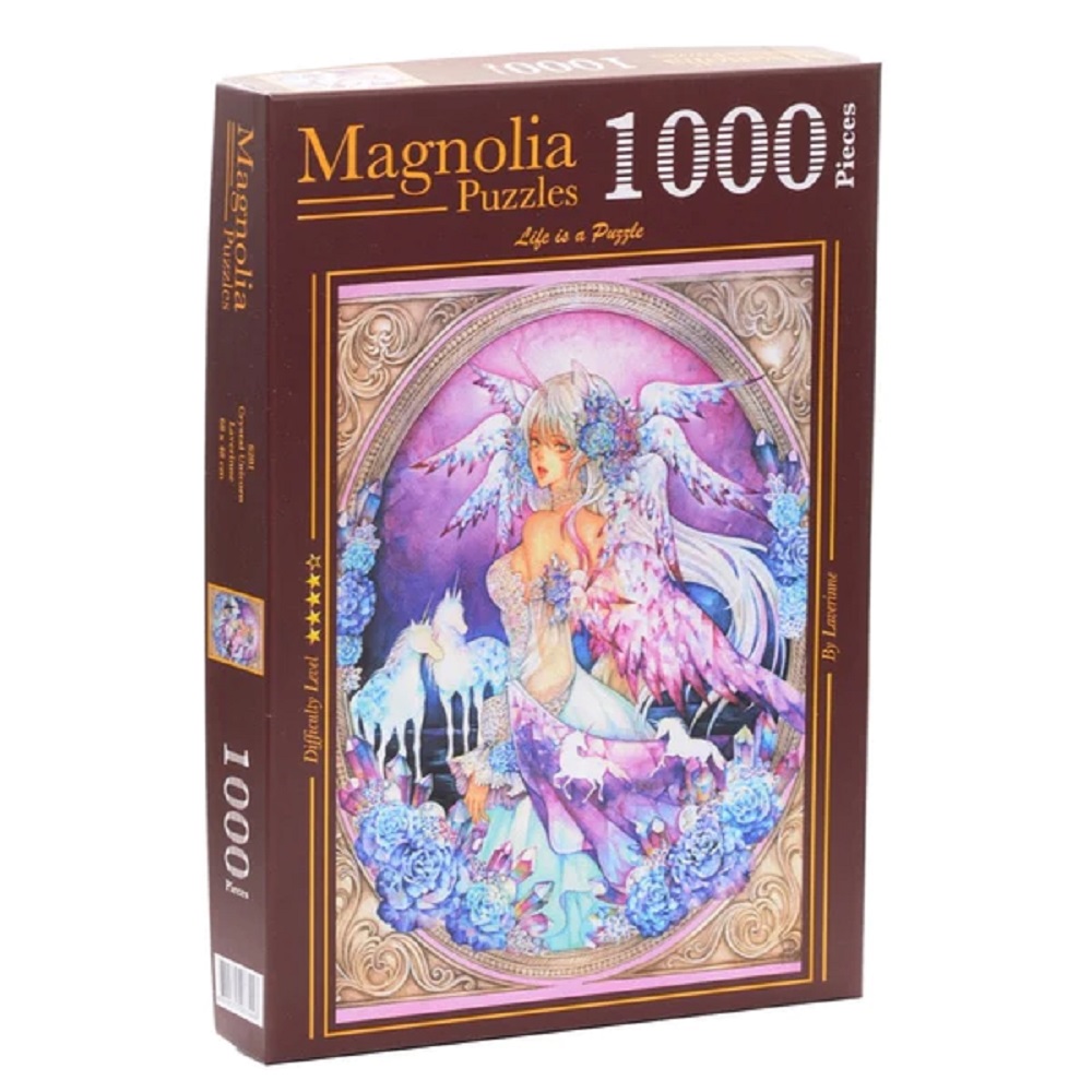 Butterfly's Crystal Symphony 1000-Piece Puzzle | Vibrant Art Jigsaw For Adults & Puzzle Lovers - View #3